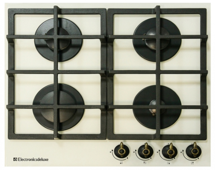 Газовая варочная панель Electronicsdeluxe GG4 750229F -016 бежевый