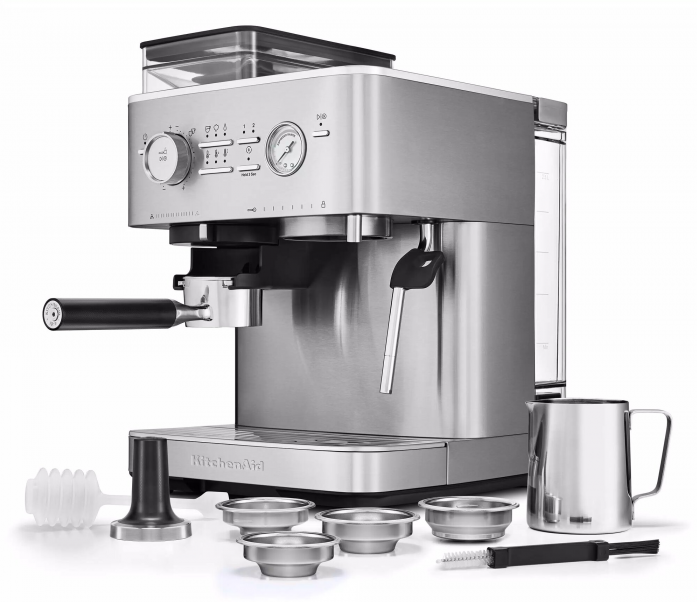 Полуавтоматическая эспрессо-машина KitchenAid 5KES6551ESX в магазине «На диване» в Санкт-Петербурге  — Выгодная цена