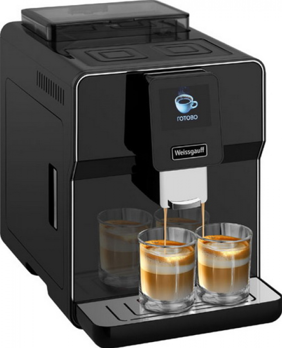 Кофемашина Weissgauff Кофемашина Weissgauff WCM-330 TFT Touch Cappuccino Nero 434500 в магазине «На диване» в Санкт-Петербурге  — Выгодная цена