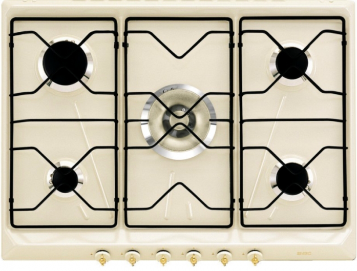 Газовая варочная панель Smeg SRV 876 P-9