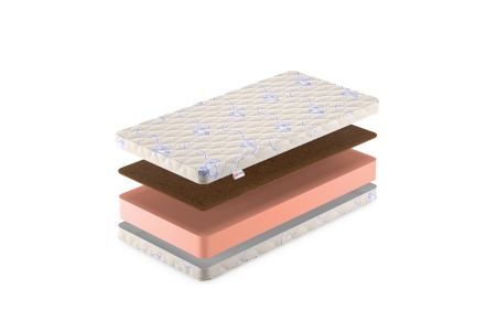 Детский матрас Denwir Baby Springless Top Foam Hard 15 (БЕБИ СПРИНГЛС ТОП ФОМ ХАРД 15) в магазине «На диване» в Санкт-Петербурге  — Выгодная цена